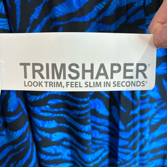 TRIMSHAPER Sz 14 By Miraclesuit One Piece Bathing Suit Double Straps New W/ Tag - Picture 10 of 16